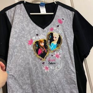 Used Disney scrub top